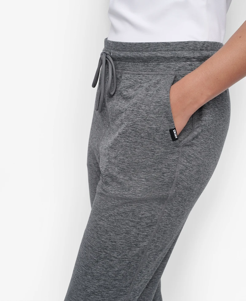 Dkny Sport Women's Spacedye High-Waist Slim Joggers