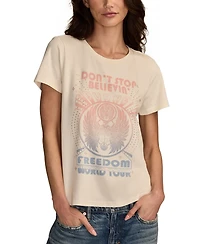 Lucky Brand Women's Journey Freedom Classic Crew Neck T-Shirt