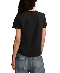 Lucky Brand Women's Tattoo Pyramid Crew Neck T-Shirt