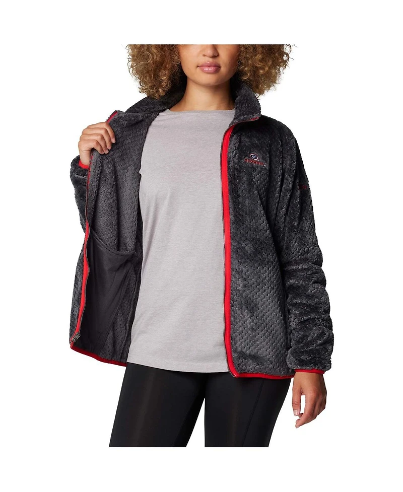 Columbia Women'sBlack Georgia Bulldogs Fireside Ii Sherpa Full-Zip Jacket