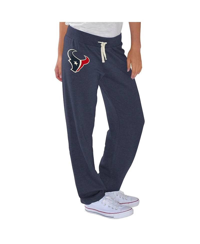 G-Ill 4Her by Carl Banks Women'sNavy Houston Texans Scrimmage Fleece Pants