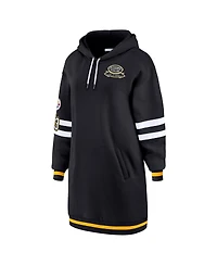 Wear by Erin Andrews Women's Black Pittsburgh Steelers Hoodie Dress