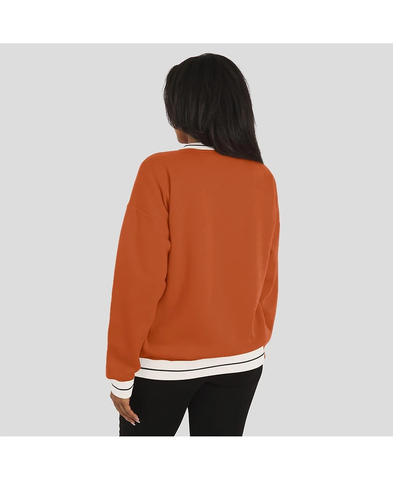 Wear by Erin Andrews Women'sTexas Orange Texas Longhorns Seal Sweatshirt
