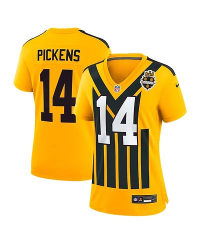 Nike Women'sGeorge Pickens Gold Pittsburgh Steelers Alternate 1933 Throwback Game Jersey