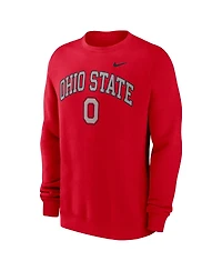 Nike Men's Scarlet Ohio State Buckeyes Arch Pullover Sweatshirt