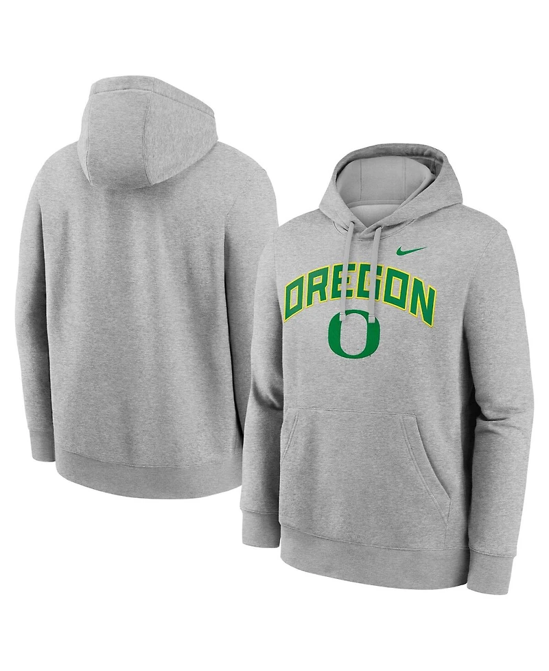 Nike Men's Oregon Ducks Club Fleece Arch Pullover Hoodie