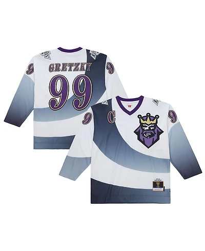 Mitchell & Ness Men's Wayne Gretzky White Los Angeles Kings 1995-96 Power Play Jersey