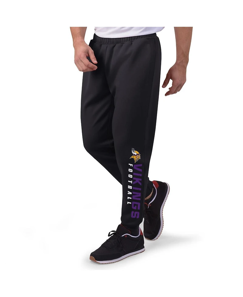 Msx by Michael Strahan Men's Black Minnesota Vikings Jogger Pants