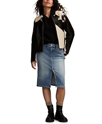 Lucky Brand Women's Legend Denim Midi Skirt