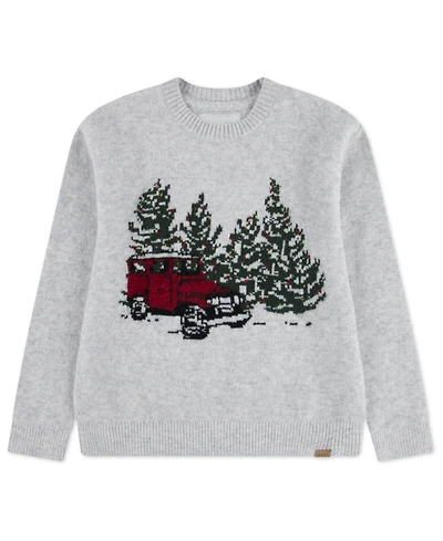 abercrombie kids Little and Big Boys Truck Crew Sweater