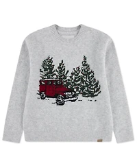 abercrombie kids Little and Big Boys Truck Crew Sweater