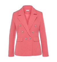 Lascana Women's Double Breasted Boucle Blazer
