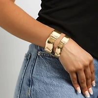 BCBGeneration Double Band Cuff Bracelet