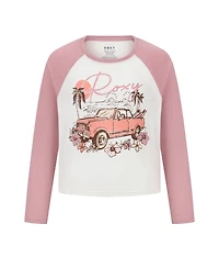 Roxy Girls 7-16 Off-The-Road Raglan Sleeve T-Shirt