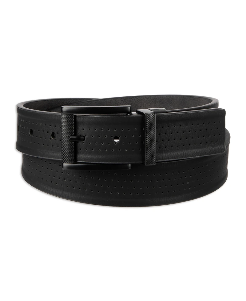 Kenneth Cole Reaction Men's Reversible Perforated Harne Belt