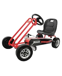 hauck Lightning Ergonomic Pedal Ride On Go Kart Toy for Boys and Girls, Red