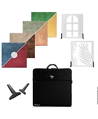 V-flat World Textured Kit with 4x 24x24" Double Sided Duo Board Backdrop and 2x Shadow Board