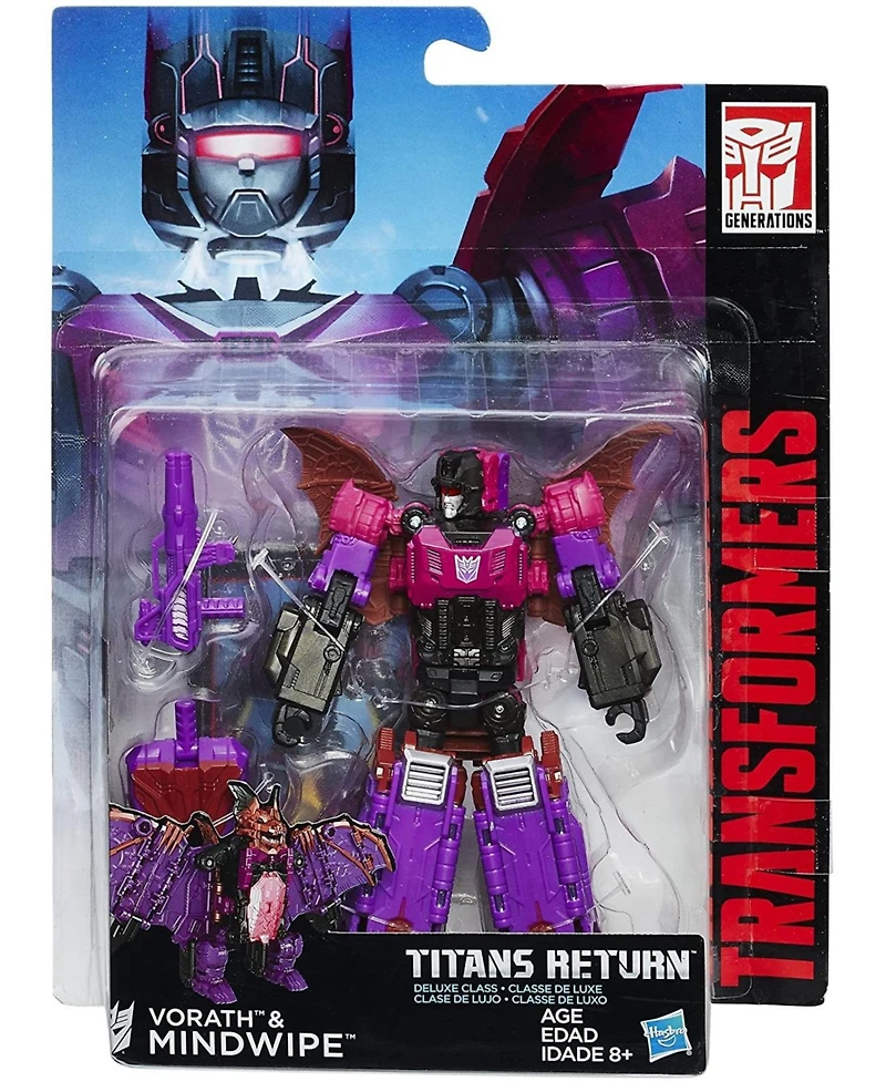 Transformers Mindwipe and Vorath Deluxe Class | Transformers Generations Titans Return