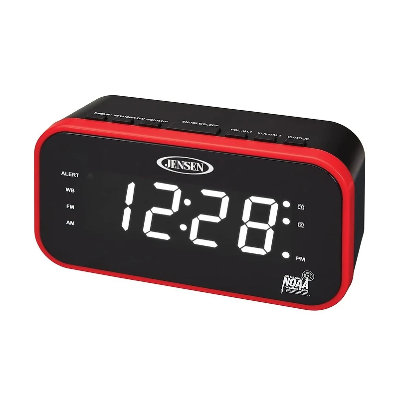 Jensen Jep-150 Clock Radio Emergency Prepardness Am/Fm