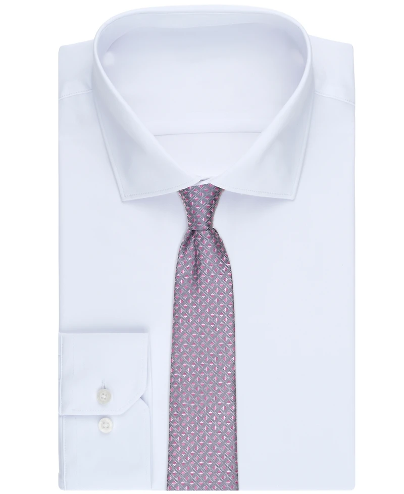 Perry Ellis Portfolio Men's Rosser Geo Pattern Classic Fit Tie