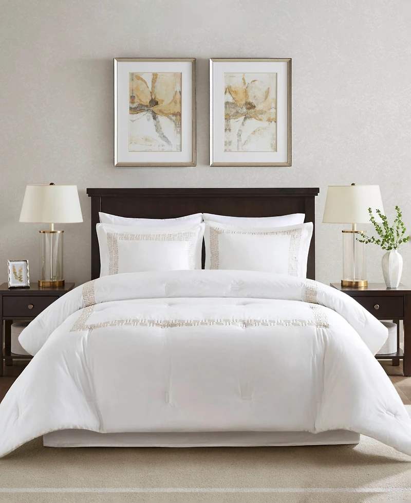 Harbor House Nile Embroidery Oversized 4-Pc. Comforter Set