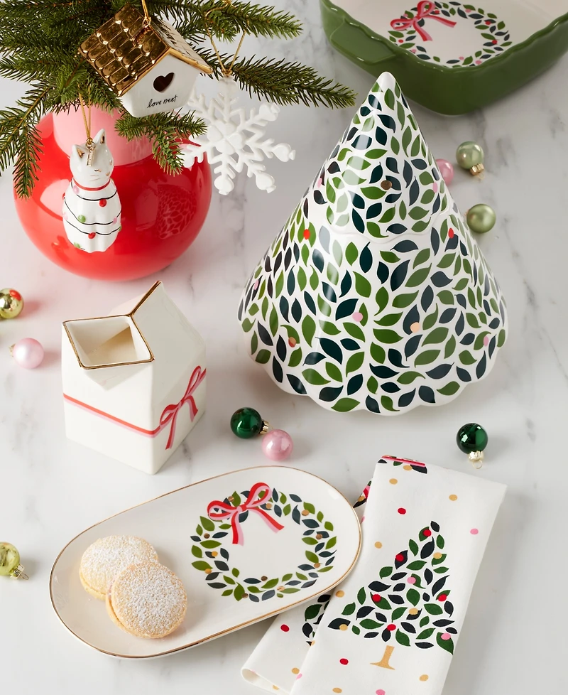 Kate Spade Be Jolly Milk Cookie Plate