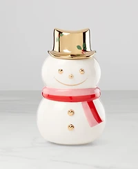 Kate Spade Be Jolly Snowman Cookie Jar