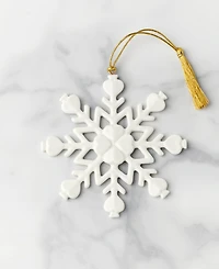 Kate Spade Be Jolly Snowflake Ornament