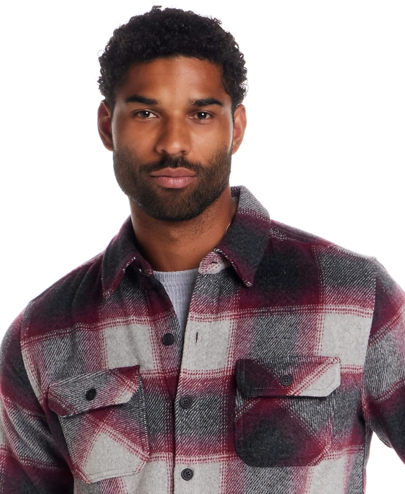 Weatherproof Vintage Brushed Unlined Shirt Jacket