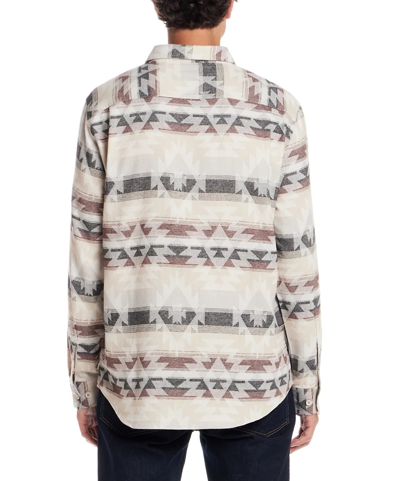 Weatherproof Vintage Men's Southwest Jacquard Overshirt