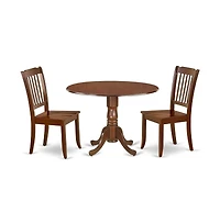 East West Furniture Dining Room Set Mahogany