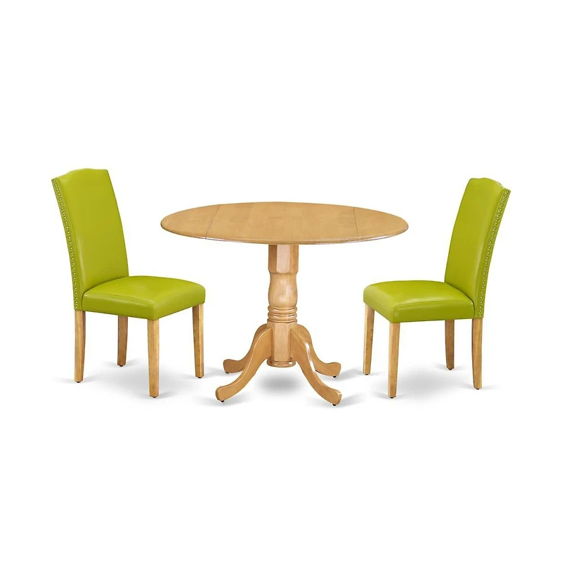 East West Furniture Dining Room Set Oak