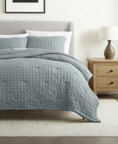 Ienjoy Home Textured Seersucker Box Comforter Sets