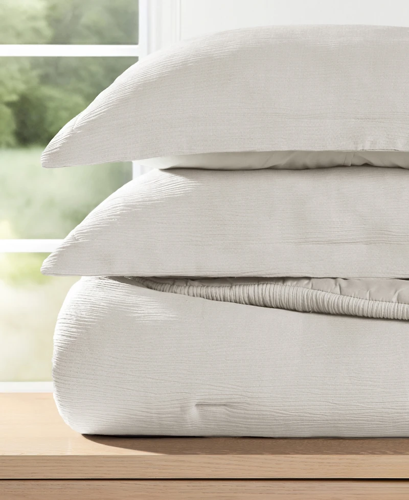 Ienjoy Home Cloud Weave Gauze 3-Pc. Comforter Set, Twin/Twin Xl