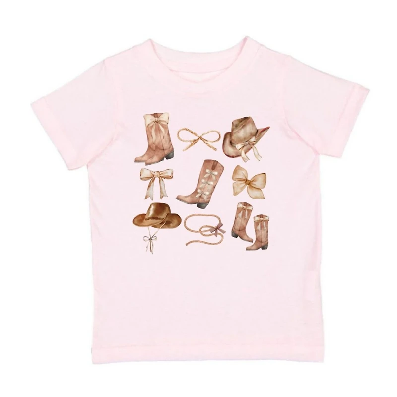 Sweet Wink Little and Big Girls Cowgirl Cutie Short Sleeve T-Shirt