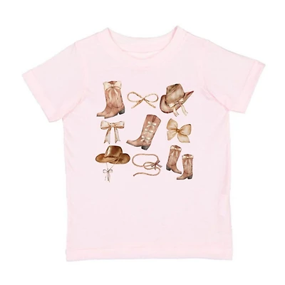 Sweet Wink Little and Big Girls Cowgirl Cutie Short Sleeve T-Shirt