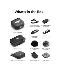 Dji Mic 3 Advanced Mini 2.4GHz Wireless Microphone System