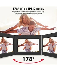 Sugift 10.1" WiFi Digital Picture Frame with Ips Touchscreen and 16GB Storage Auto Rotate Share Photos and Videos