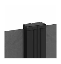 vidaXL Retractable Side Awning Anthracite 100% polyester with a Pu coating