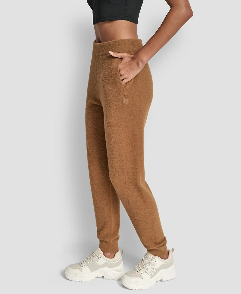 Dkny Women's Feather Yarn Tonal Jogger