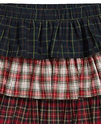 Polo Ralph Lauren Girls 2T-6X Plaid Tiered Skirt