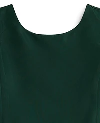 Polo Ralph Lauren Girls 2T-6X Short Sleeve Taffeta Dress