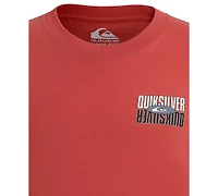 Quiksilver Boys 8-20 Short Sleeve Logo-Driven Retro T-Shirt