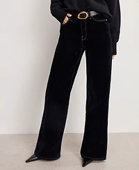 Good American Women's Skate Velvet Denim High Rise Jeans