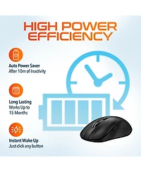 Delton S8 Optical Wireless Mouse, 6 Buttons, 3 Dpi Levels (DMS8-wb)