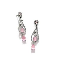Sohi Women's Silver Plated Designer Jewellery Set