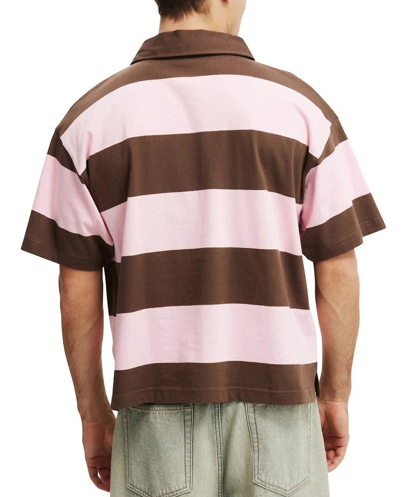 Cotton On Men's Cropped fit Short sleeve Polo Shirt