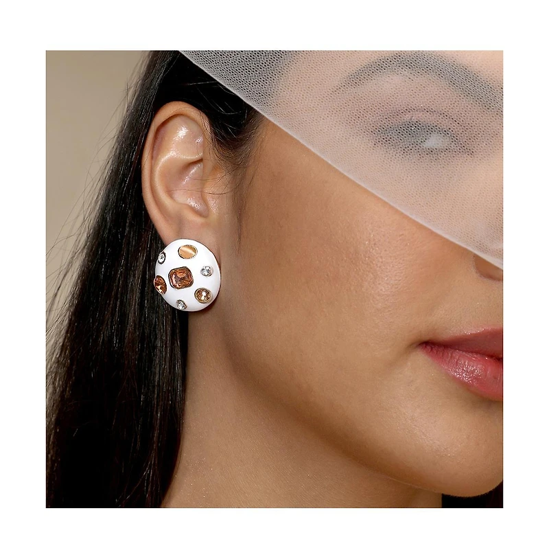 Sohi Women's The Duchess Stud Earrings