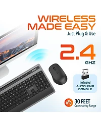 Delton T42/M42 Wireless Keyboard & Mouse Combo (DKBMT42)