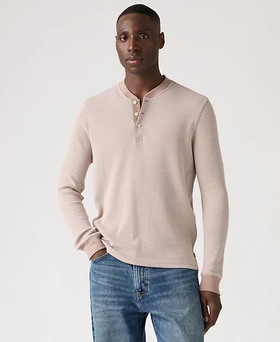 Levis Men's Long-Sleeve Thermal Henley Shirt
